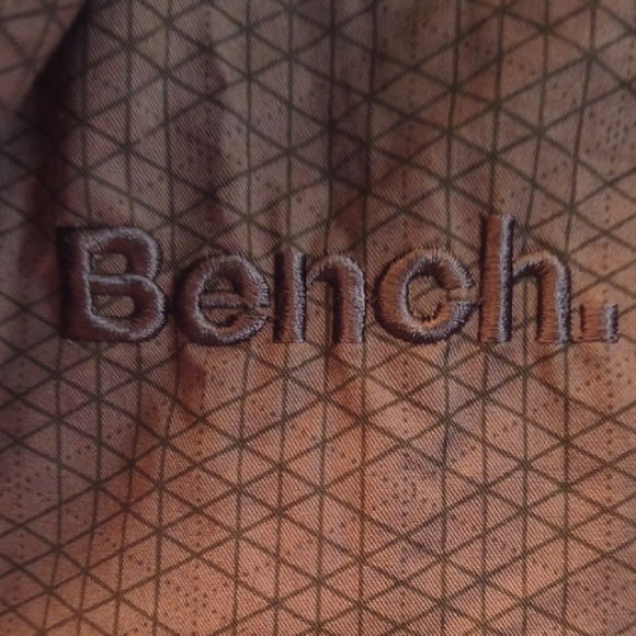 Bench - Brown Checkered Windbreaker Jacket - Women's Medium - Picture 3 of 11